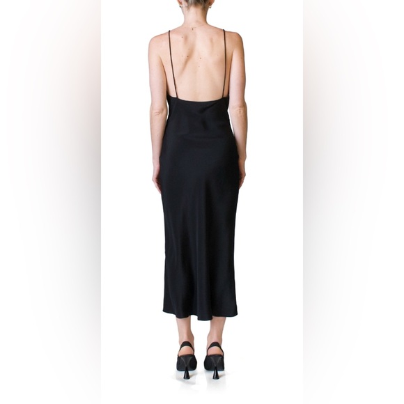 Christopher Esber Triquetra Front Tie Slip Dress US 2 Quiet Luxury Cocktail Chic - Picture 4 of 9